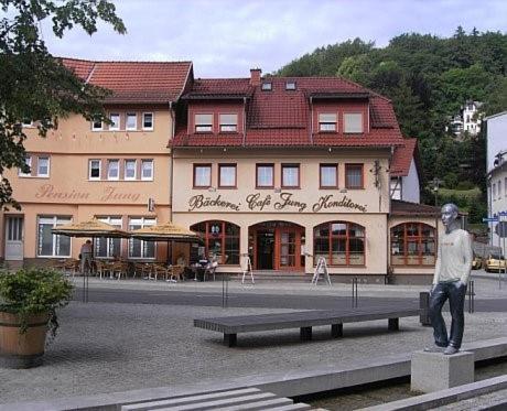 Pension Jung, Baeckerei-Konditorei & Cafe Ruhla Exterior photo